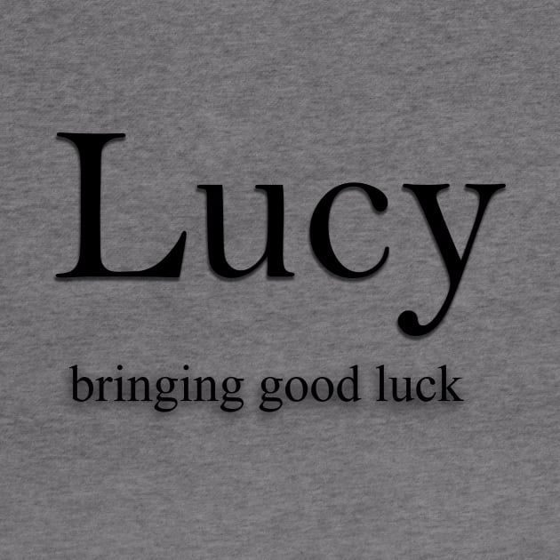 Lucy Name meaning by Demonic cute cat